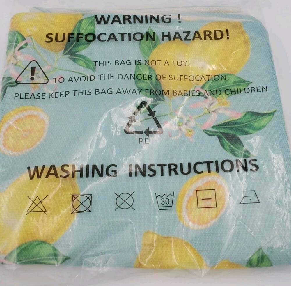 4× Lemon Themed Throw Pillow Case Cover Summer Decorative Home Decor NEW - Picture 5 of 6
